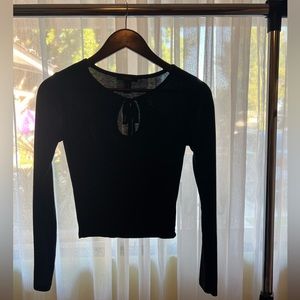 Innocently Seductive Black Long Sleeve